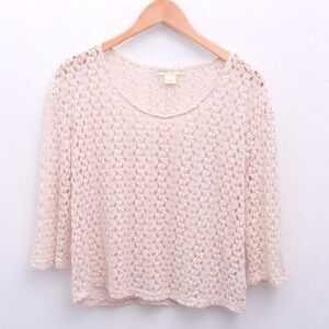 Urban Outfitters Staring at Stars 3/4 Sleeve Scoop Neck